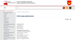 Desktop Screenshot of bip.nowytomysl.pl
